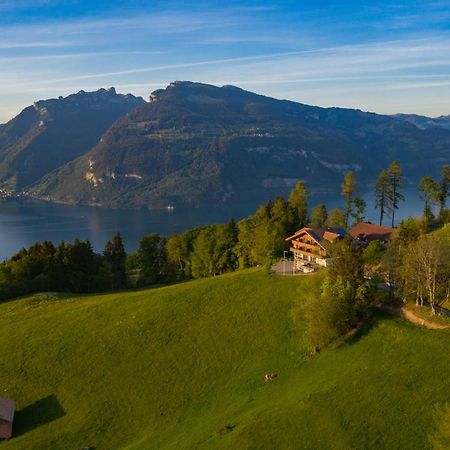 Auszeit-Hotel Z Aeschiried Aeschi Bei Spiez Bagian luar foto