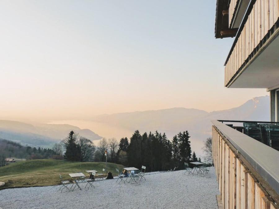 Auszeit-Hotel Z Aeschiried Aeschi Bei Spiez Bagian luar foto